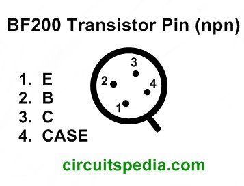  BF200 Transistor Pinout