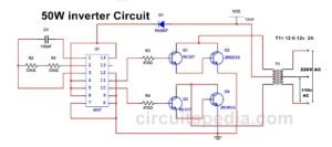 50W Inverter Circuit Diagram