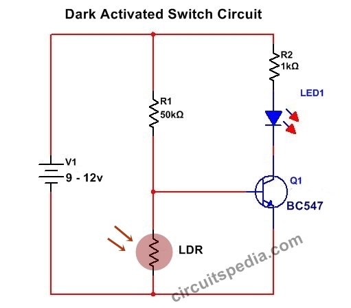 dark detector circuit