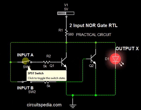 nor gate circuit