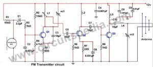 Fm transmitter circuit diagram