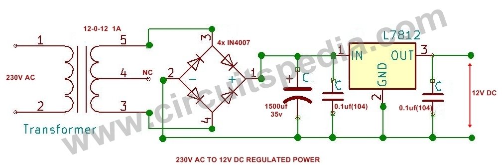 230 to 12 volt converter