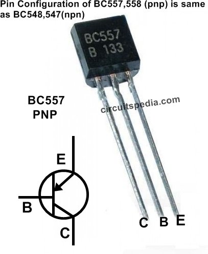 bc557 pinout