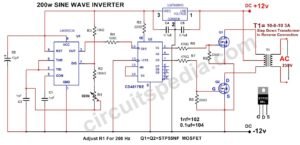 sinewave inverter circuit