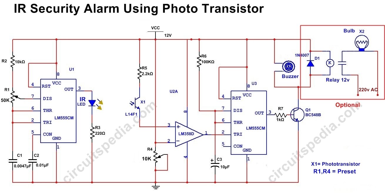 https://circuitspedia.com/wp-content/uploads/2018/03/IR-Security-Alarm-circuit-diagram.jpg