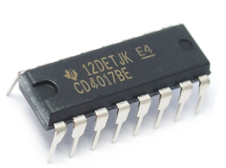 Decade Counter IC 4017 Working | CD4017 Counter | IC 4017 Pin Diagram