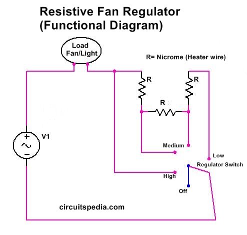 Fan Regulator Circuit Ac Lamp Dimmer Ceiling Fan