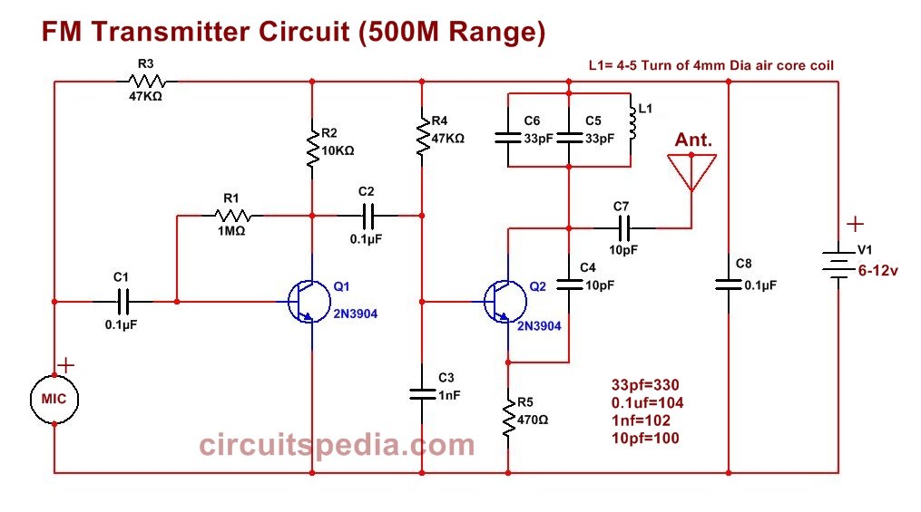 Не работает фм радио. ФМ трансмиттер схема. Fm Transmitter circuit. Fm Transmitter 500 m схема. Fm передатчик схема.