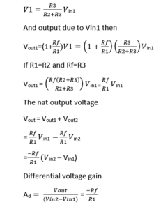 differential amplifier opamp