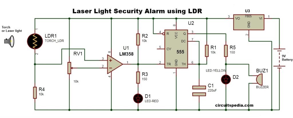 LDR Alarm Circuit