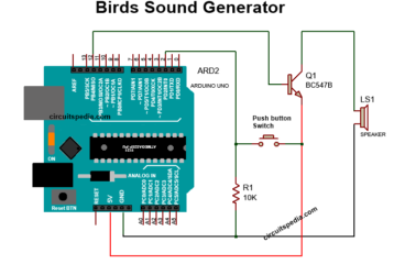 Bird Sound Generator Circuit Using Arduino