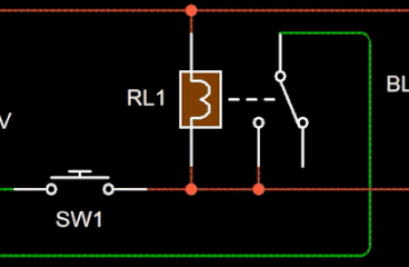 Short circuit autocut relay switch for DC
