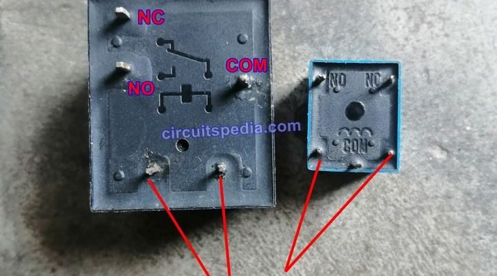 relay pinout connection diagram