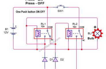 simple delay timer latch circuit