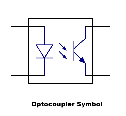 optocoupler symbol