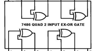 7486 2 INPUT EXOR GATE