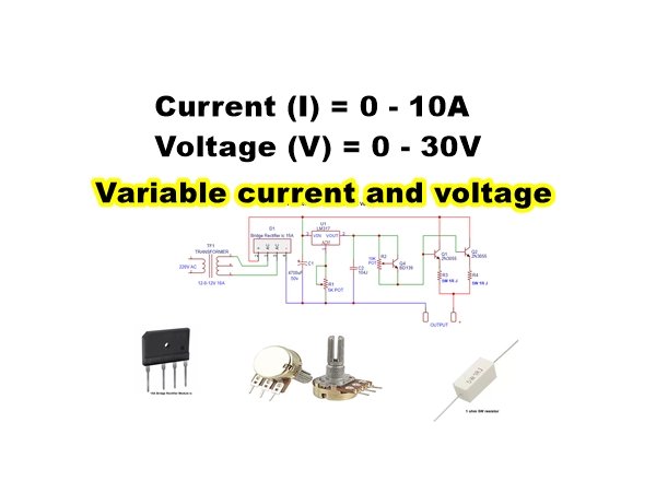 variable current and voltage supply circuit 1