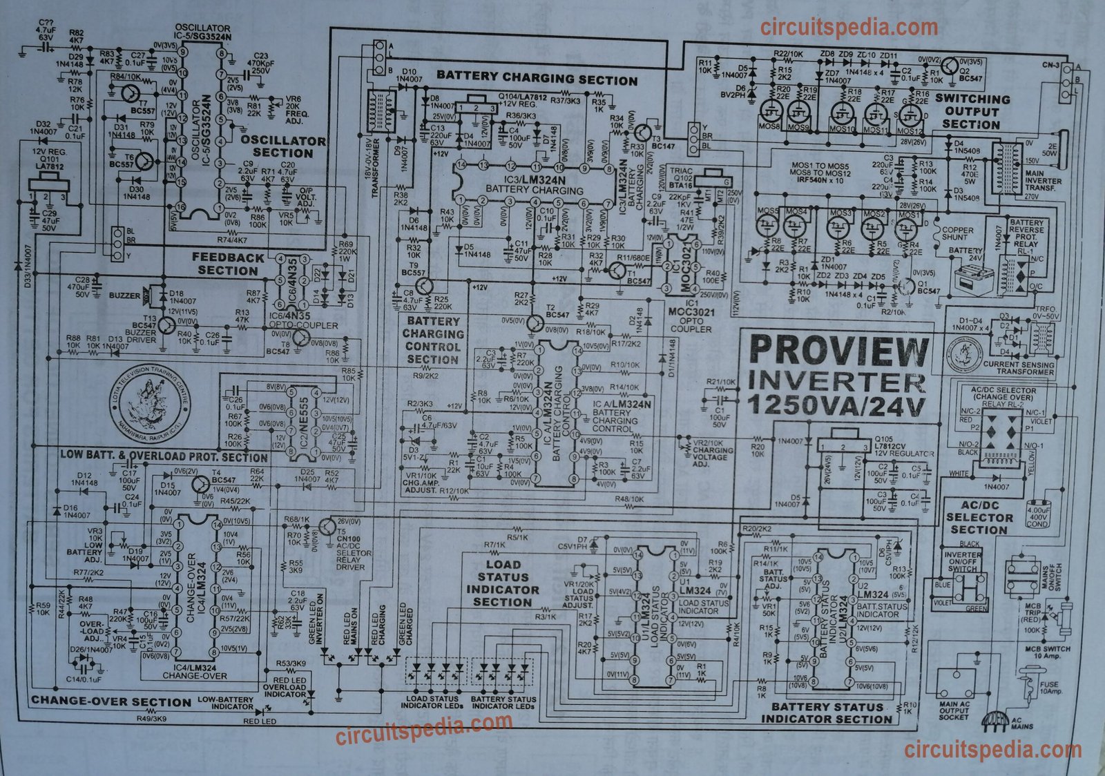 high power proview inverter circuit diagram