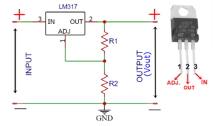 LM317 ic Voltage Regulator Resistor Calculator