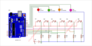 Arduino pushbutton switch