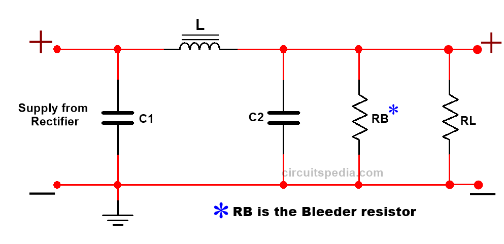 Bleeder resistor circuit