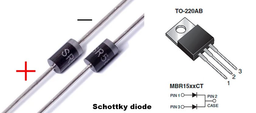 Schottky diode pinout
