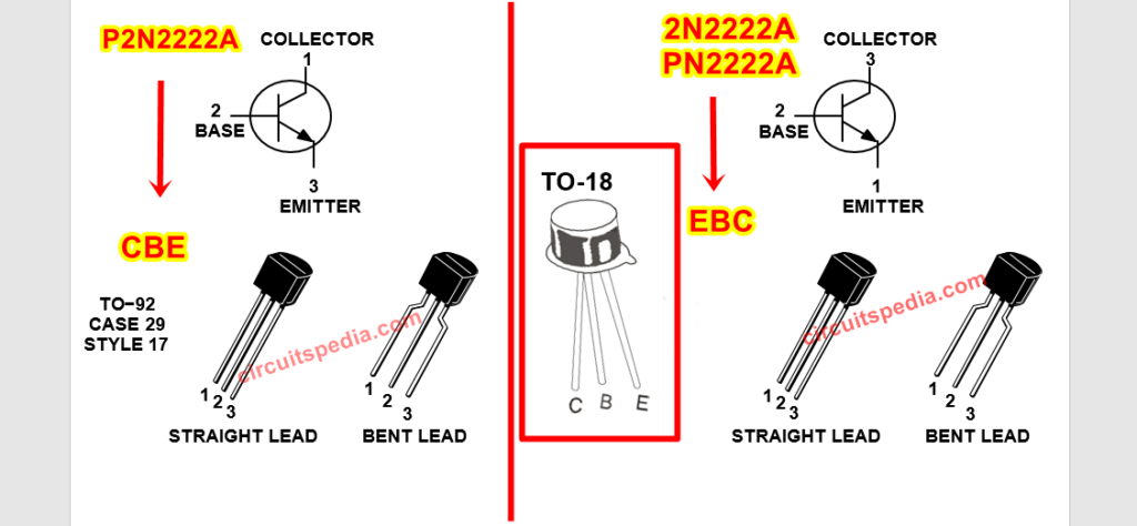 P2N2222A 2222A transistor