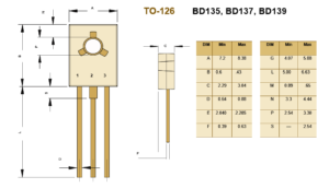 BD139 Pinout Datasheet | BD139 BD137 Bd135 Pinout Datasheet